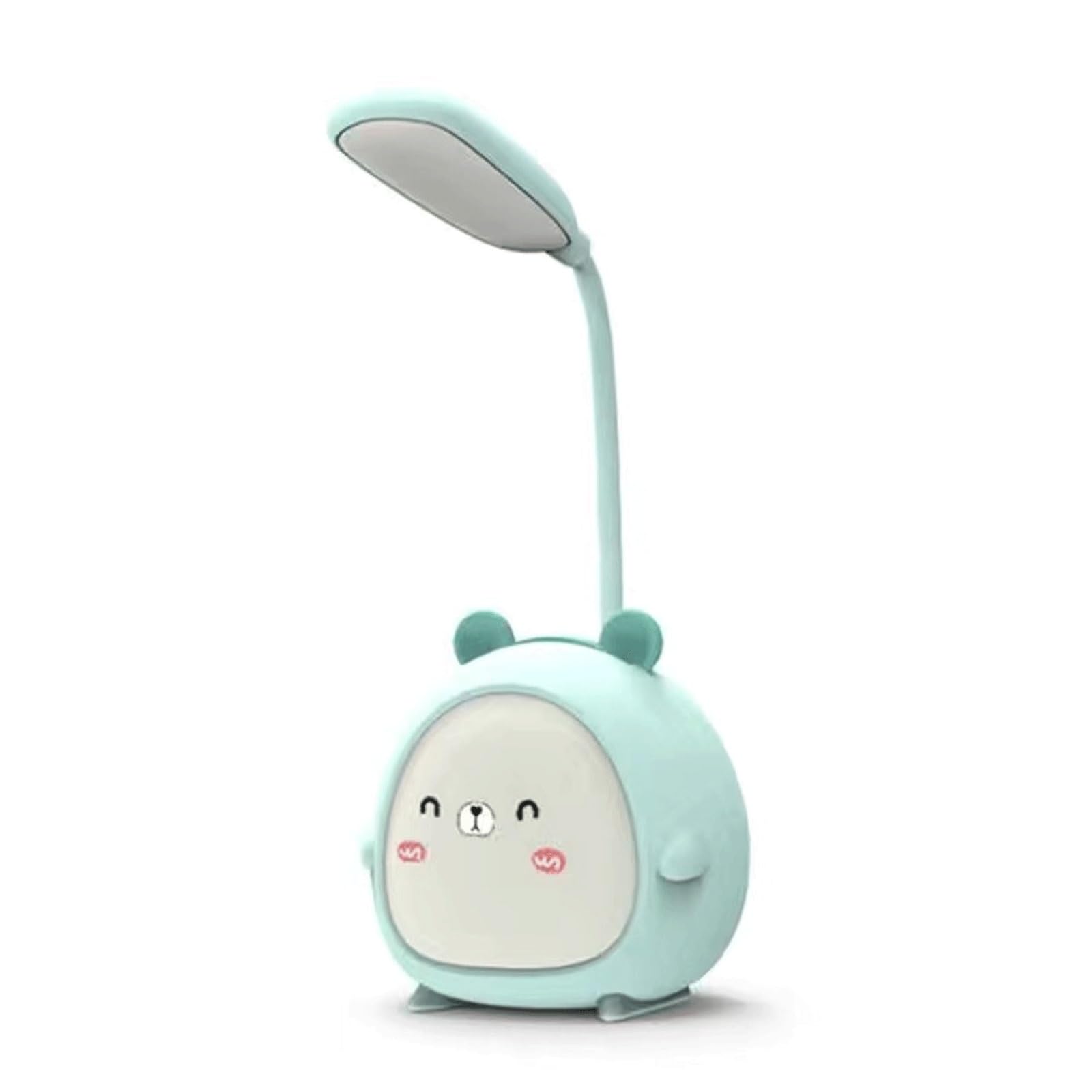 ZXRYOUXIE Cute LED Desk Lamp, LED Eye Protection Reading Lamp, Portable LED Desk Lamp, Mini Animal Night Lamp, Foldable Night Lamp for Bedroom, Living Room, and Study(Color:Blue)