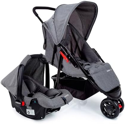 Cosco Kids, Travel System Toffy, Cinza Mescla