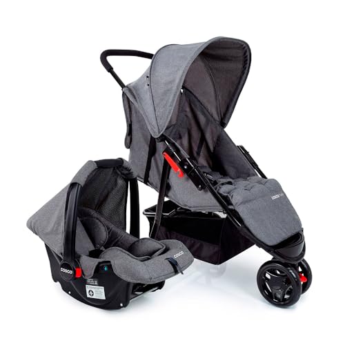 Cosco Kids, Travel System Toffy, Cinza Mescla