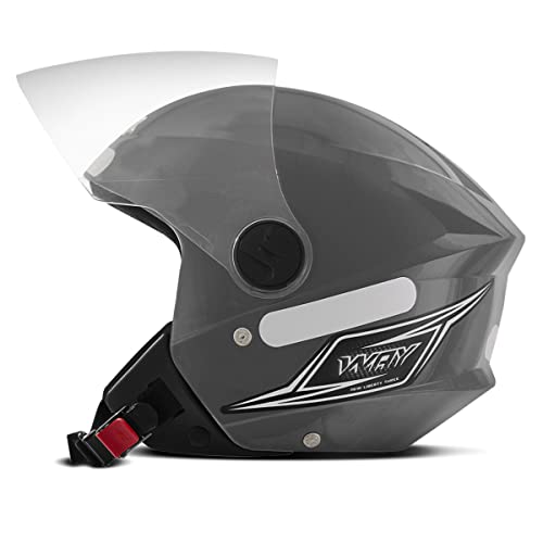 Capacete Mixs Way Aberto 56 Prata Capacete Mixs Way Aberto 56 Prata