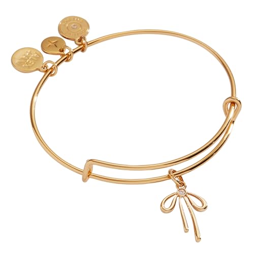 Alex and Ani Bow Charm Bangle