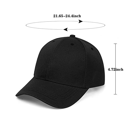 Image of Tergy 20 Pieces Blank Baseball Caps Adjustable Back Strap Golf Dad Hat for Men and Women