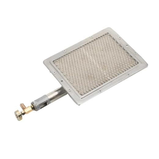 MECCTP BBQ Keramikbrenner Infrarotbrenner Gasgrill Infrarot Seitenbrenner Grill Backbrenner Keramik Gasbrenner Heizelement Zum Kochen Grillen Braten Camping Brenner - 22 x 17 x 13cm
