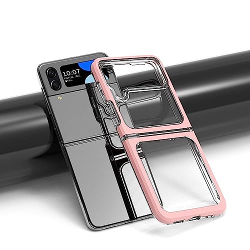 Coque antichoc Samsung Z Flip 4 rigide transparente silicone bumper protecteur clear