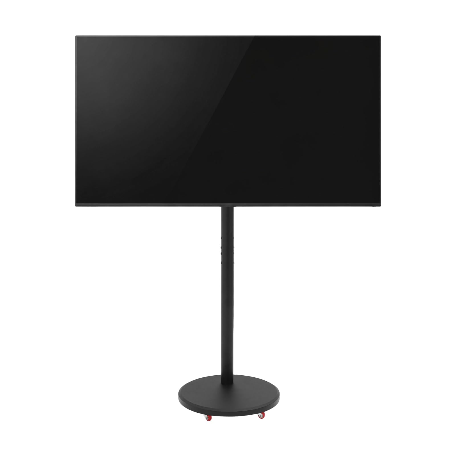 Supporto per TV mobile con ruote e girevole a 360°, universale, portata massima 30 kg, per TV da 10 a 42 pollici, max. VESA 200 x 200, altezza 109 – 121 cm, ideale per soggiorno, camera da letto
