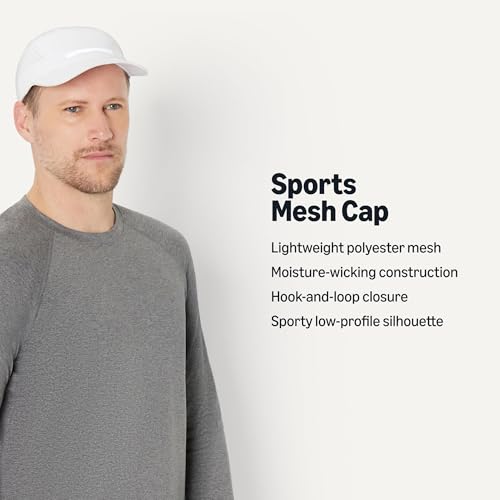 Image of Amazon Essentials Men's Adjustable Moisture-Wicking Sports Mesh Baseball Cap