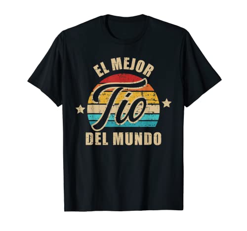 Hombre El mejor tío del mundo vintage retro Camiseta Cover