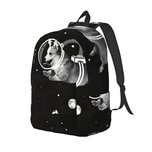 Mochila universitaria EdWal Space Corgi antirrayaduras y cómoda 2