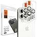 Produktbild Spigen Glas.tR EZ Fit Optik Pro Kameraschutz kompatibel mit iPhone 16 Pro, iPhone 16 Pro Max, 2 Stück, Titan Weiß, Individuelle Kameraprotektion, Anti-Kratzer