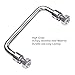 YUDTKK 5Inch SUS304 Stainless Steel Folding Handles for Cabinet/Equipment/Toolbox,Round Rod Foldable Handle,Pack of 2