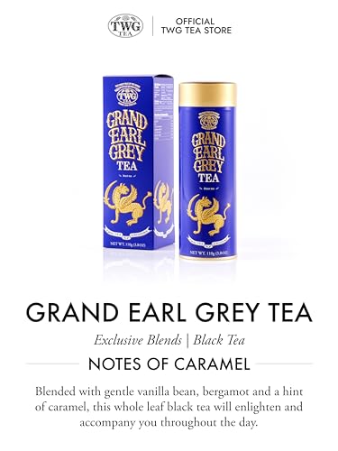 Image of TWG Tea | Grand Earl Grey | Black Tea | Caramel | Haute Couture Tin, 110g | Gift Set