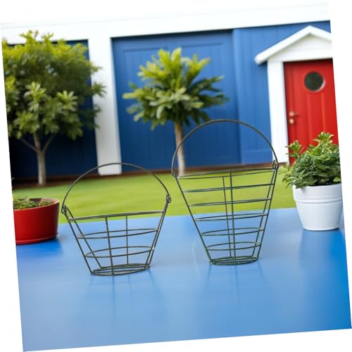 Cesta metálica de golf Milisten de 2 piezas para evitar pérdidas de bolas 7