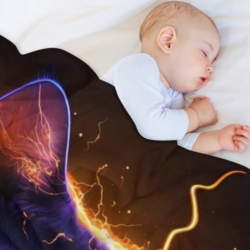 Manta de forro polar de gato ideal para sofá y cama infantil en invierno 4