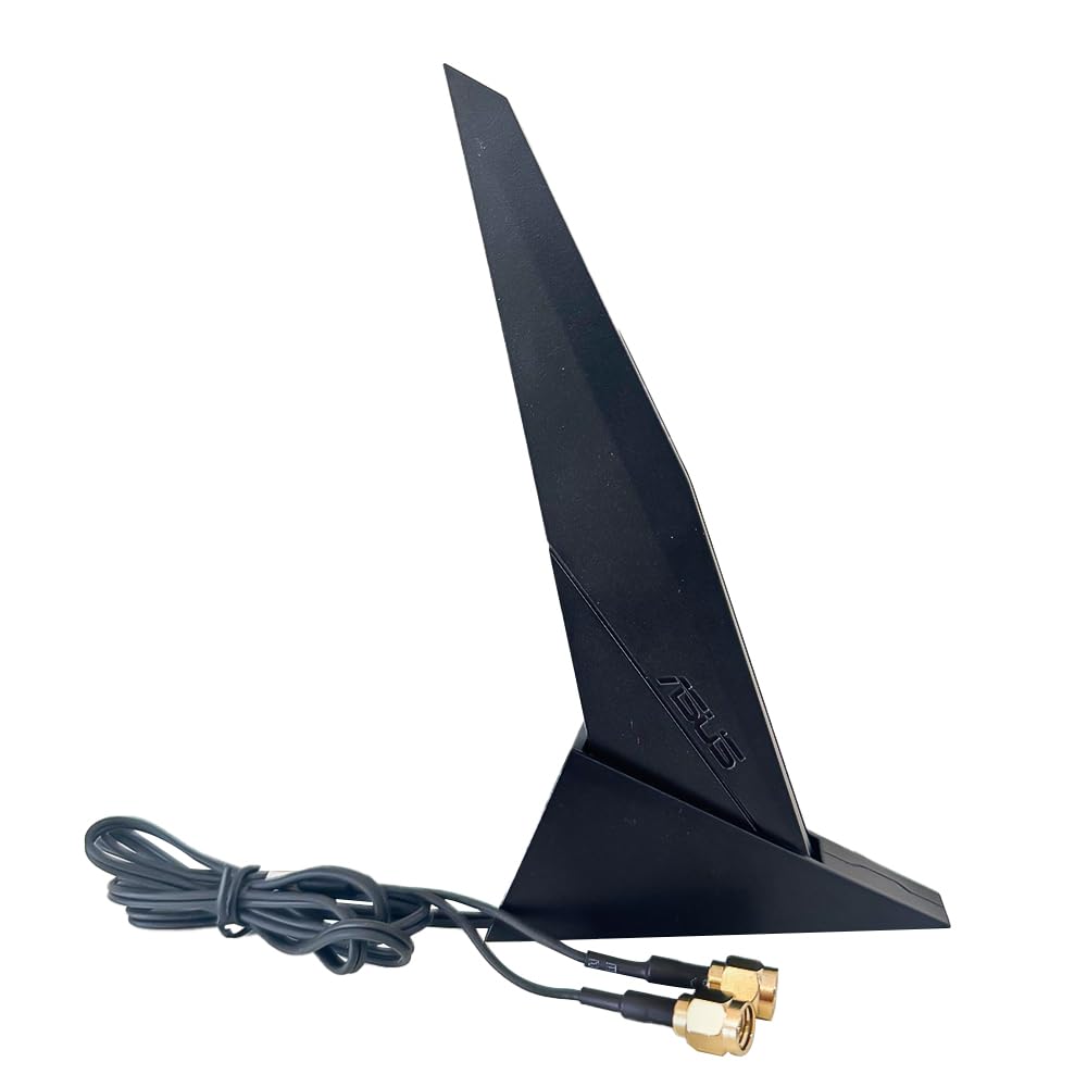 Antenne WiFi double bande pour carte mère ASUS 2,4 GHz 5 GHz RP-SMA avec câble d'extension de 0,8 m 2T2R PCI-E Bluetooth routeur réseau