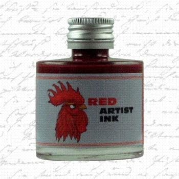 Artist Red Fountain Pen Bottled Ink-50ml
