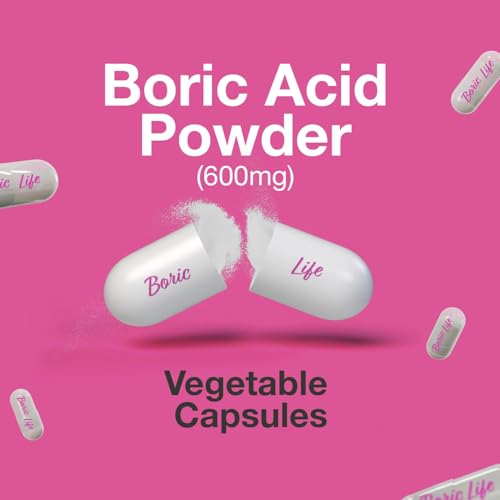 nutrablast boric acid vaginal suppositories - 100 pure made in usa - boric life intimate health support 30 count
