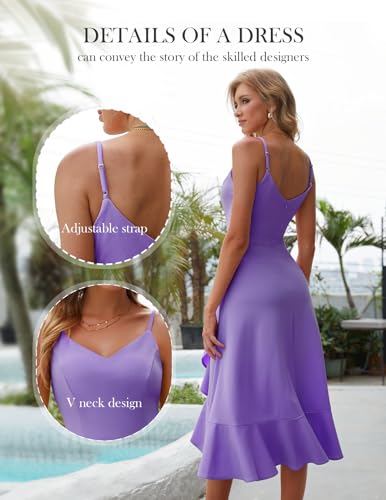 Image of DRESSTELLS Women's Cocktail Dresses, Formal Wedding Guest Graduation Party High Low Dress