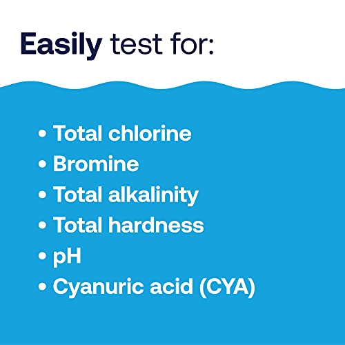Image of HTH 1275 Swimming Pool Care 6-Way Test Kit, Swimming Pool Water Chemical Tester, 100 Tests