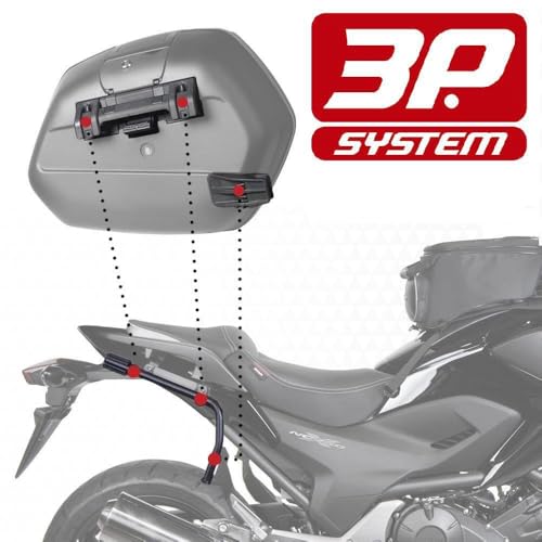 Support de valises laterales 3P System Ducati DIAVEL 1200 moto - 7