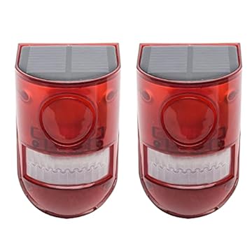 flashing motion detector light