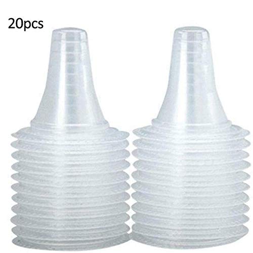 Preisvergleich Produktbild Tonsee Elektronisches Thermometer Ohrenschützer Weichplastik Einweg transparente Ohrenschützer für den Ohrenschutz 20 / 80 / 100 Stück (20 Stück)