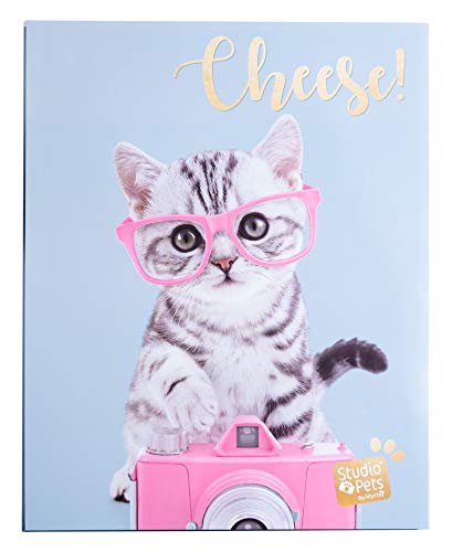 Album fotos 13x20 gatos - Photo Album con 48 bolsillos | Albumes para fotos con Tapa blanda │ 2 foto por pág.