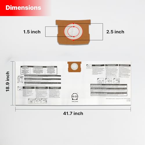 Image of Shop-Vac 9066333 Disposable Filter Bags (3-Pack)