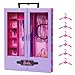 Accessoires de günstig Kaufen-Barbie Kleiderschrank, Ultimate Closet, zum Organisieren von Barbie Kleidung und Accessoires, inkl. Kleiderbügel, Spielzeug ab 3 Jahre, HJL65