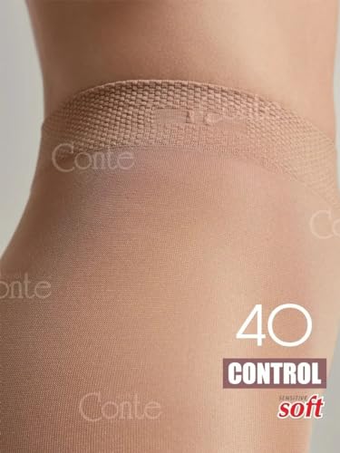 Conte Body Shaping Semi Opaque Compression Tights Pantyhose Control 40 Den3
