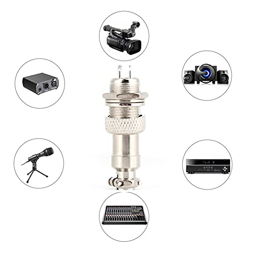 10 piezas conector aviación GX12-2 núcleo para señal miniatura 3