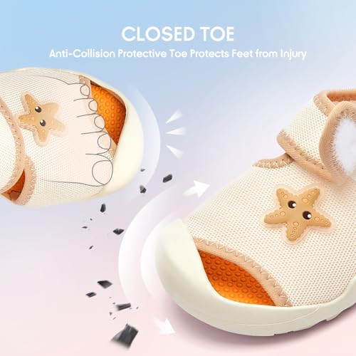 Balabala Sandals Toddler Boys Girls Walking Shoes Breathable Quick Dry Barefoot Shoes Non Slip Kids Sandals for Hiking Casual3