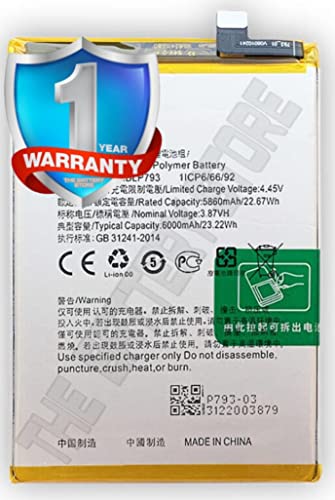 Image of THE BATTERY STORE ORIGINAL BATTERY BLP793 for Oppo Realme Norzo 30A / Norzo 30 pro / C25 / FOR Realme C11 C12 C13 C15 FOR Realme Narzo 20 (Narzo 30A) FOR Realme C12, C15 Battery WITH 1 YEAR WARRANTY ***(BLP793)