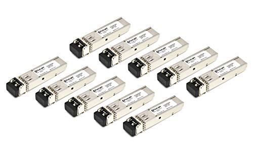 FluxLight Brand Intel Compatible E10GSFPSR 10GBase-SR Optical Transceiver (10 Pack)