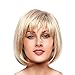 Produktbild HAIRCUBE Mittellange Bob Perücken Echthaar blonde Perücken für Frauen