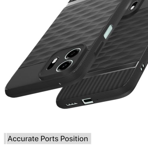 Image of Outlouders Back Cover for OnePlus N6 5G | Full Camera Protection | TPU Soft Flexible Shockproof Bumper Case (Black)