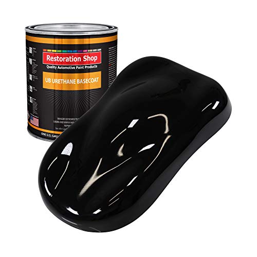Restoration Shop - Gallon ONLY - Jet Black Urethane Basecoat Car Auto Paint
