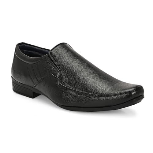 Image of Centrino Slip-On Men's Formal Shoe | Stylish with Soft Cushioned Insole | Sleek Slip-On Design for Formal Look | Durable with Anti-Skid Sole | Ideal for Office Wear (9287)