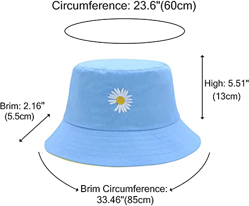 Bucket Hat 100% Cotton Packable Summer Travel Beach Sun Hat Outdoor Cap Unisex #TOP3
