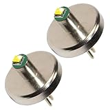 HQRP 2-Pack Upgrade LED Bulb 3W 60 Lumens Bi-Pin LED Module Compatible with Mini Mag-Lite and Solitaire Light LM2A001 Replacement