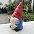 Generic Middle Finger Gnome Statue 7.8in? Naughty Garden Gnome Statue Decoration and Lawn Ornament - Funny Garden Gnomes for Outdoor or Home Decor, Red, WSH004