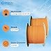 Orange Indoor Distribution Fiber Optic Cable, 12-Strand Fiber Multimode OM1 62.5/125 Micron, Plenum Rated, Bulk Spool 1000ft