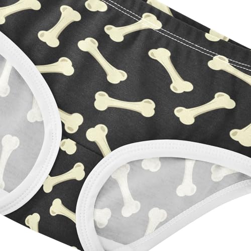 Girls' Underwear Dog Bone Cotton Stretch Comfort Toddler Panties4