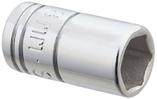 SK Tools USA 1/4-inch Drive - 8mm - Standard 6-Point Chrome Socket - 40707