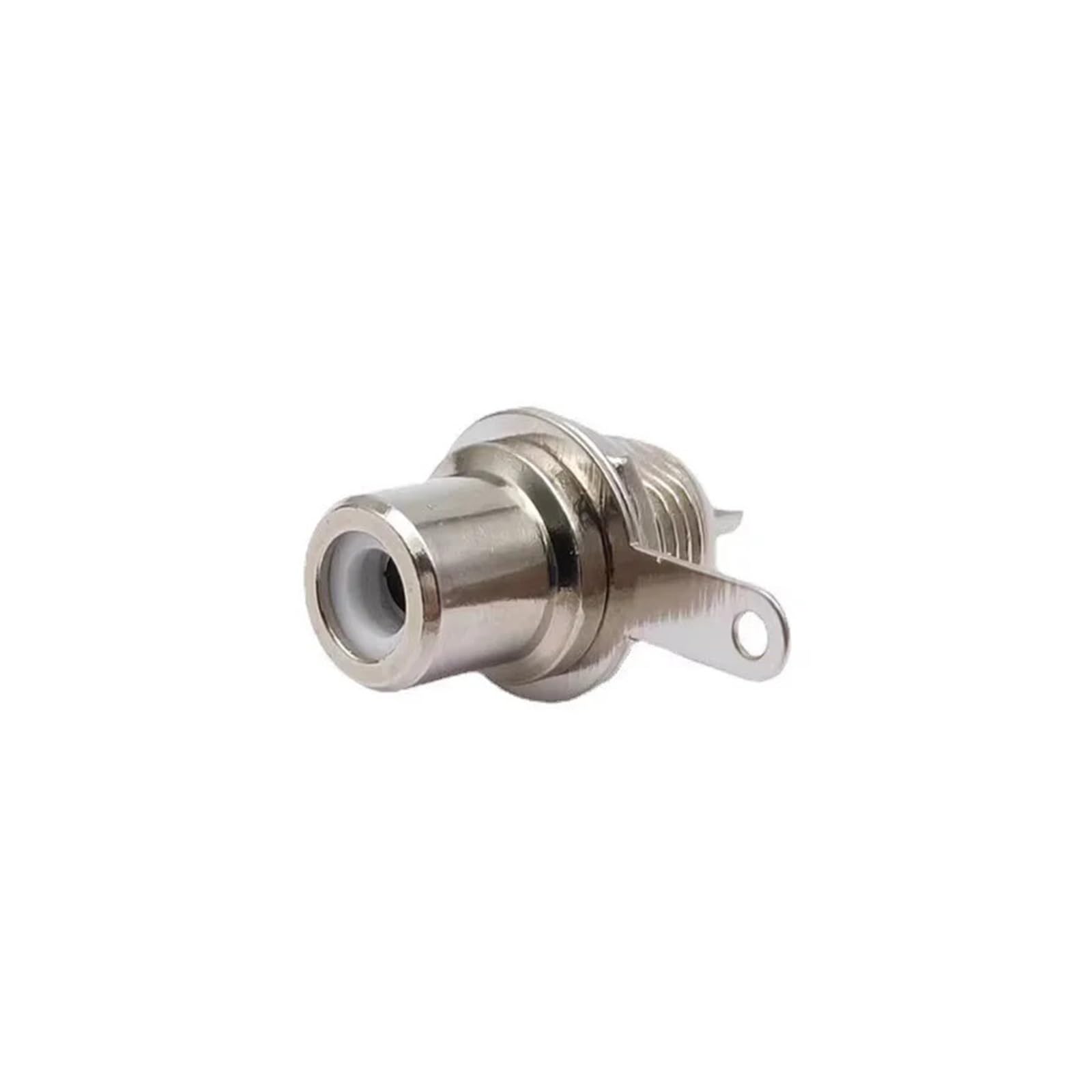 GUYTRM 10 szt. adapterów żeńskich do montażu na panelu Phono, wtyczek Phono, wzmacniacza audio, lutowanych, niklowanych lingli(100pcs)