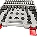 KAKA INDUSTRIAL 5/8 inch Table Slot 1/2 inch Stud Size 52pcs Clamping Kit Set with case holder