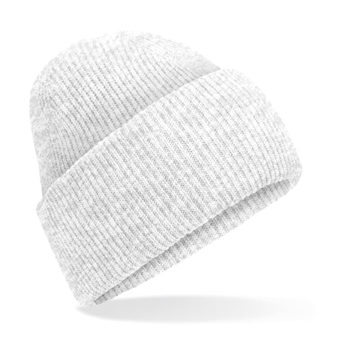 GIDUTEX Beanie Mütze Herren Damen Wintermütze Strickmütze Unisex Warme Weiche & Dehnbare Doppellagige Wollmütze (DE/NL/SE/PL Alphanumerisch Einheitsgröße Cloud Grey)