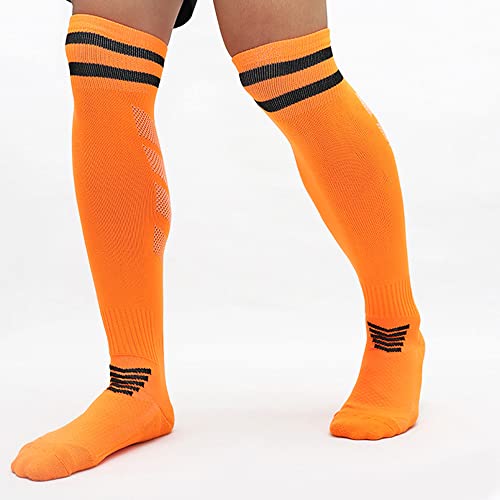 Legou mannen kind hoge buis voetbal sokken mannen verdikte handdoek bodem lange buis sport sokken kinderen knie sokken - Afbeelding 3