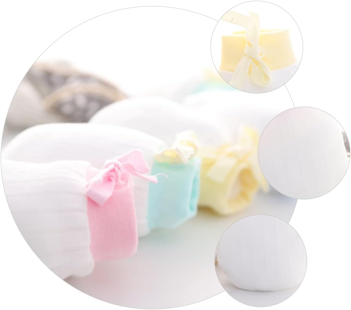 CALLARON Anti Scratch Gloves No Scratch Gloves Gloves Stop Finger Anti Thumb Glove Newborn Gloves Teething