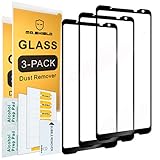 [3-PACK]-Mr.Shield Designed For ASUS (ROG Phone 2) / ASUS (ROG Phone II) [Japan Tempered Glass] [9H Hardness] [Full Screen Glue Cover] Screen Protector with Lifetime Replacement