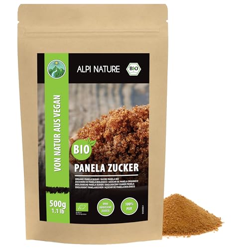 Alpi Nature Sucre Panela BIO 500g, Sucre de Canne Brut non...